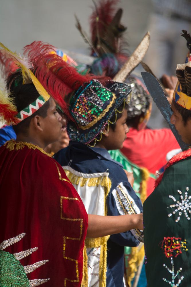 Danzantes con machetes, San Pedro Amuzgos