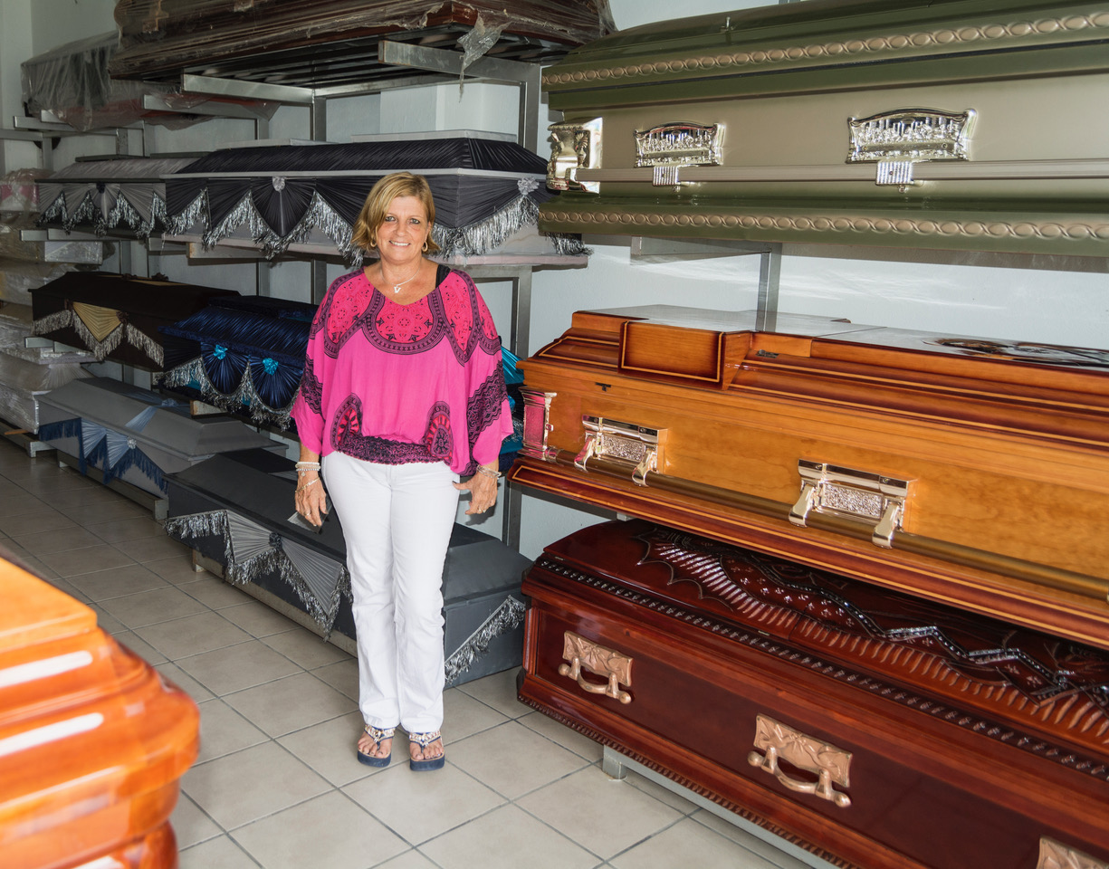 Victoria Eugenia Martínez, Funerales Díaz<br />Photo: Ernesto J. Torres