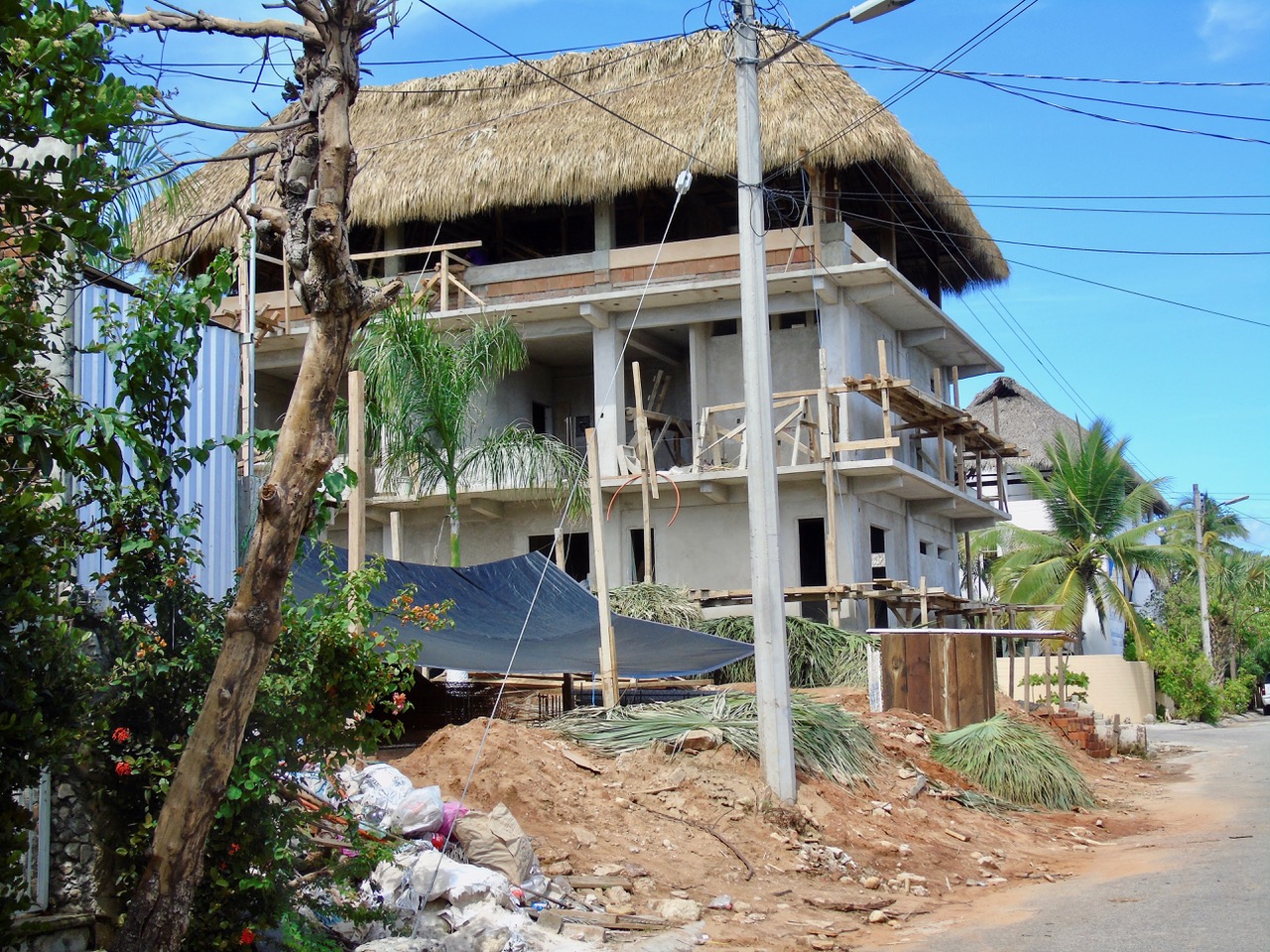 New apartment building