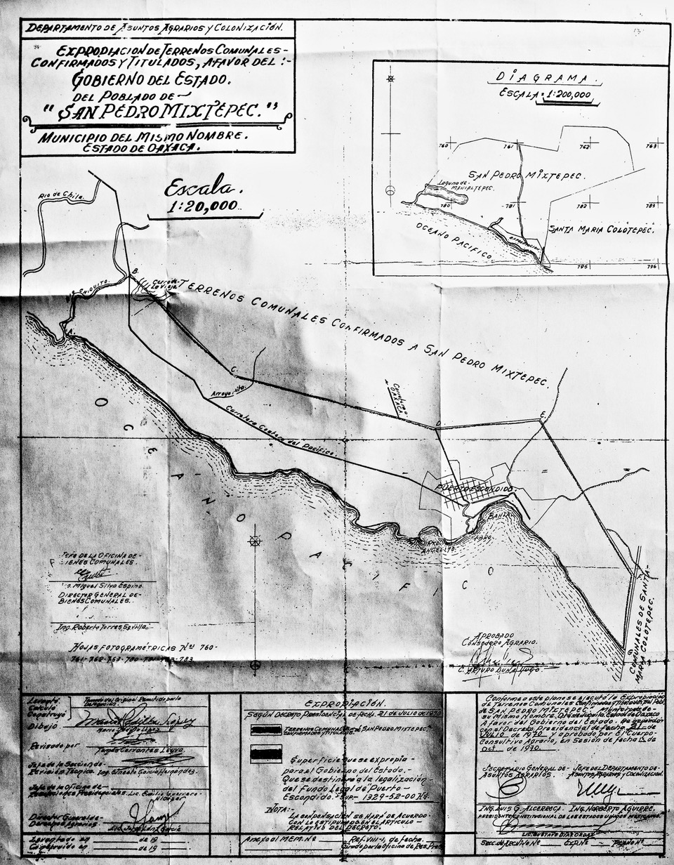 Map of the 1970 expropriation