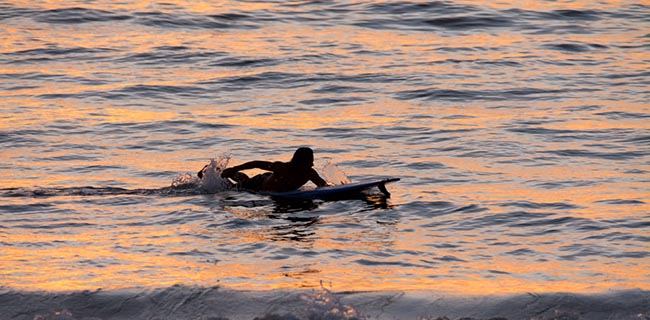 Paddling, Punta de Zicatela