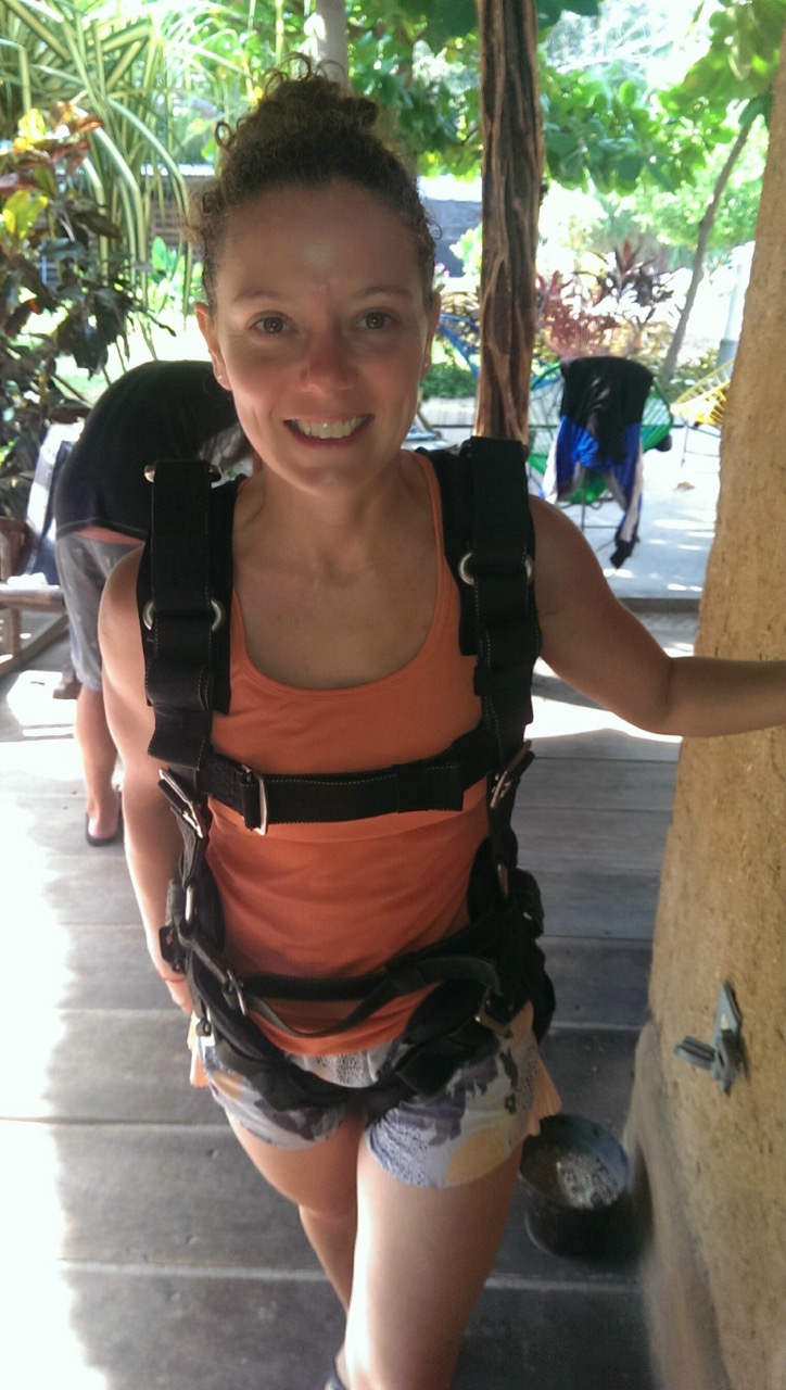 Naomi Mison post jump.