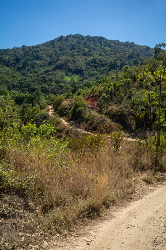 West side of the mountain where the San Sebastián tunnel will be built.