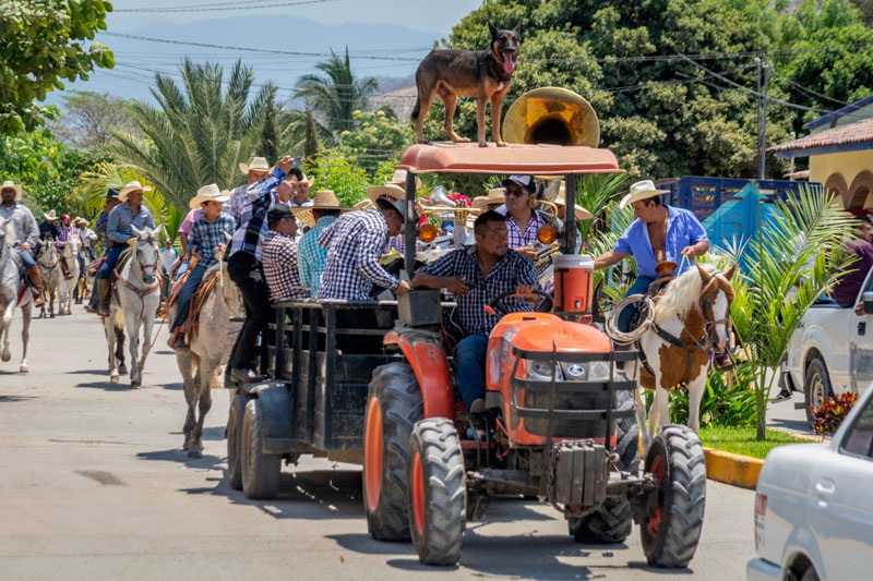 Parade en Río Grande, Tututepec, mayo 2022