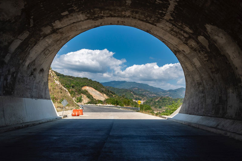 Santa Martha tunnel, north side.