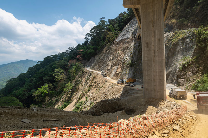 San Sebastián tunnel detour.