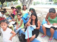 Embroidery class, Delegación