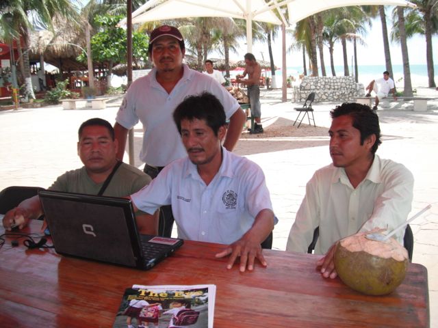 Eulogio López Reyes, Marcos Méndez Aguilar, Esteban Santos Canseco, and Noe Ramos Cayetano of the Zona Federal
